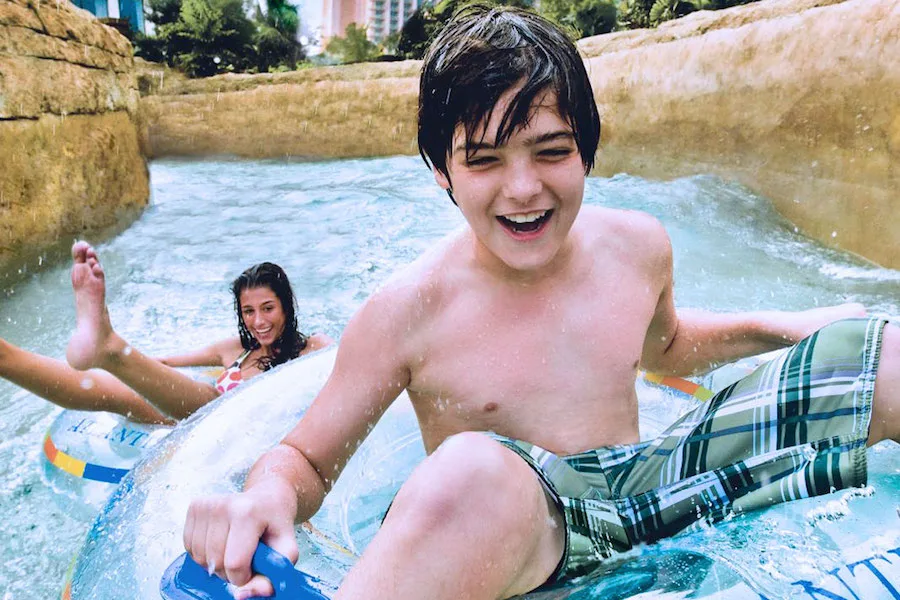 Hotels with the coolest amenities for kids: Water rides at The Atlantis Bahamas