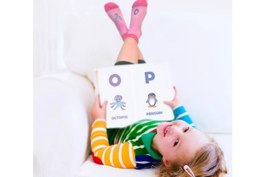 These little piggies teach the ABC’s. Awww…