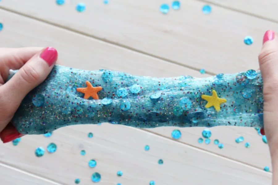 Mermaid party ideas: Mermaid Slime by Darby Smart
