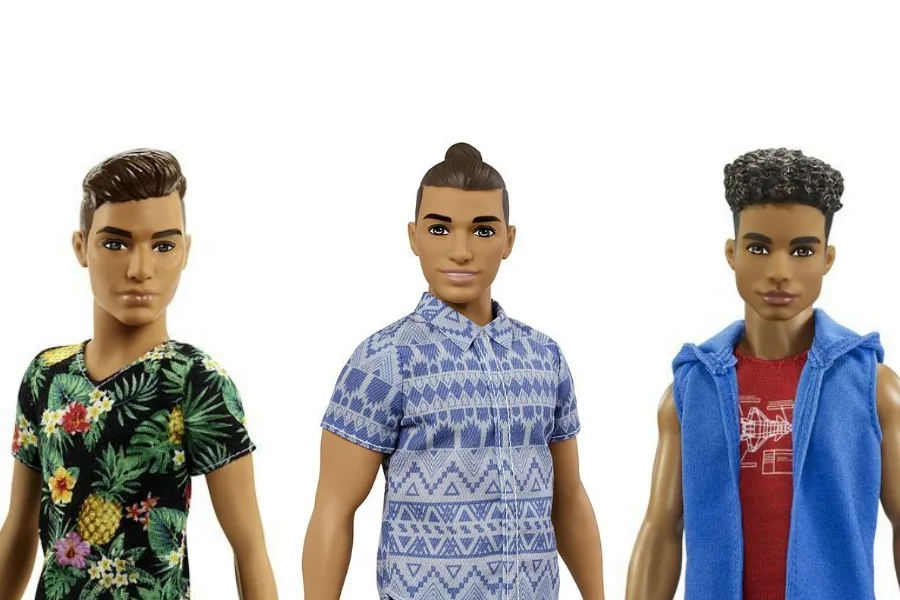 New Ken dolls come in different skin tones, body types and hair styles. And yes, that is a man bun. | cool mom pick