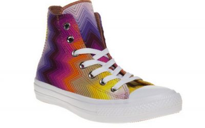 A stylish way to zig zag with your cool Chuck Taylors