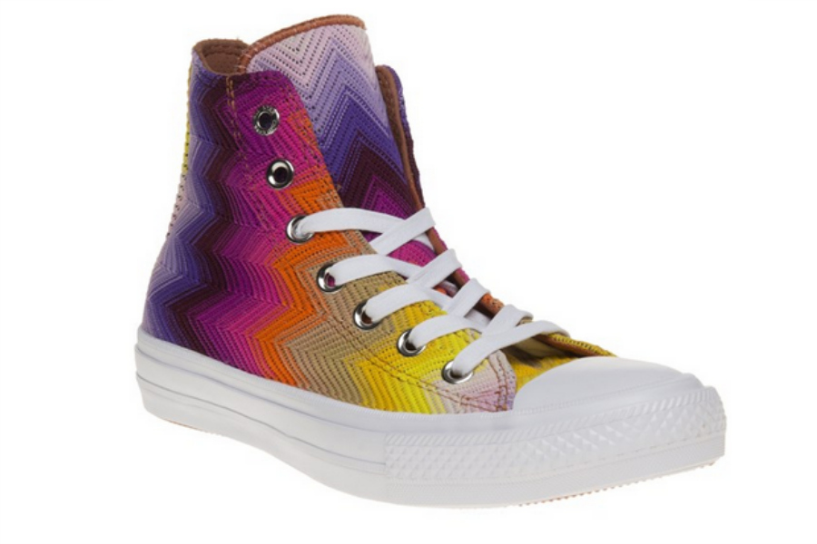 A stylish way to zig zag with your cool Chuck Taylors