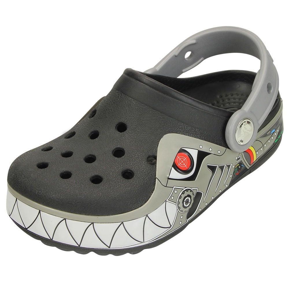 Kids' shark shoes: Croclights Robo Shark Sandals | Amazon affiliate