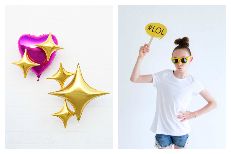 9 OMG emoji photo booth props you can totally make yourself.