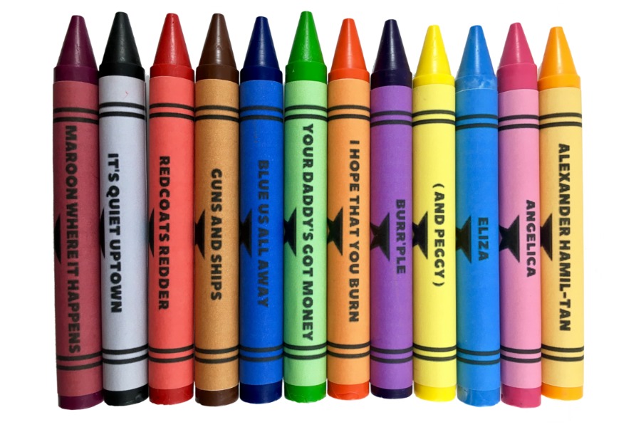 Hamiltones crayons: We don’t know how to say no to this!