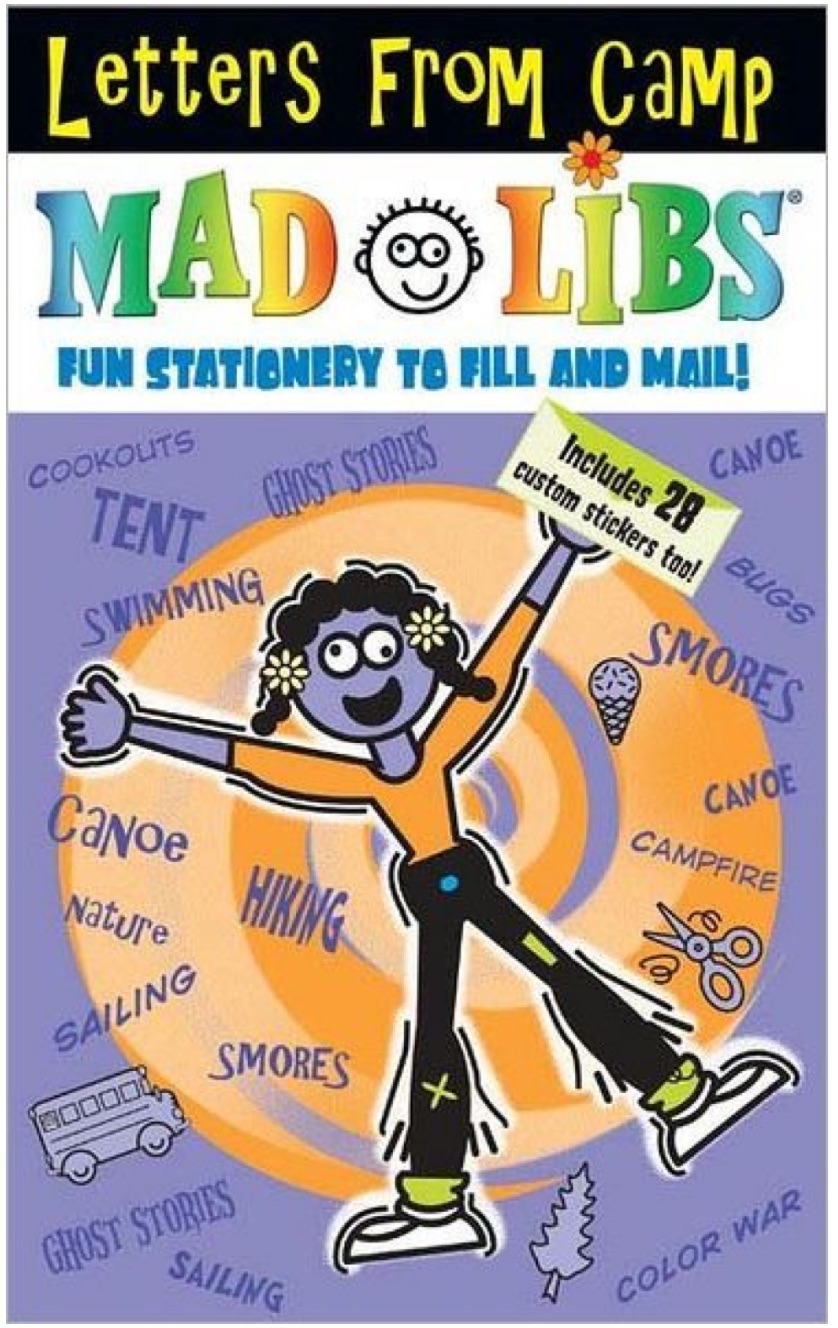 Camp care package ideas: New Letters from Camp Mad Libs are awesome! | mompicksprod.wpengine.com