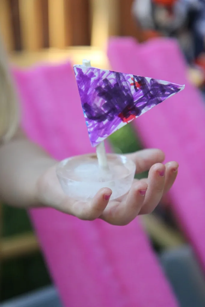 Summer ice activities: Ice Boat Racing by Toddler Approved