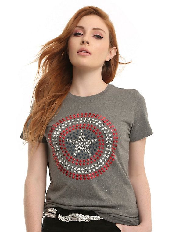 Captain America T-Shirt | Superhero Gear | back to school shopping 2017 Captain America T-Shirt | Superhero Gear | back to school shopping 2017