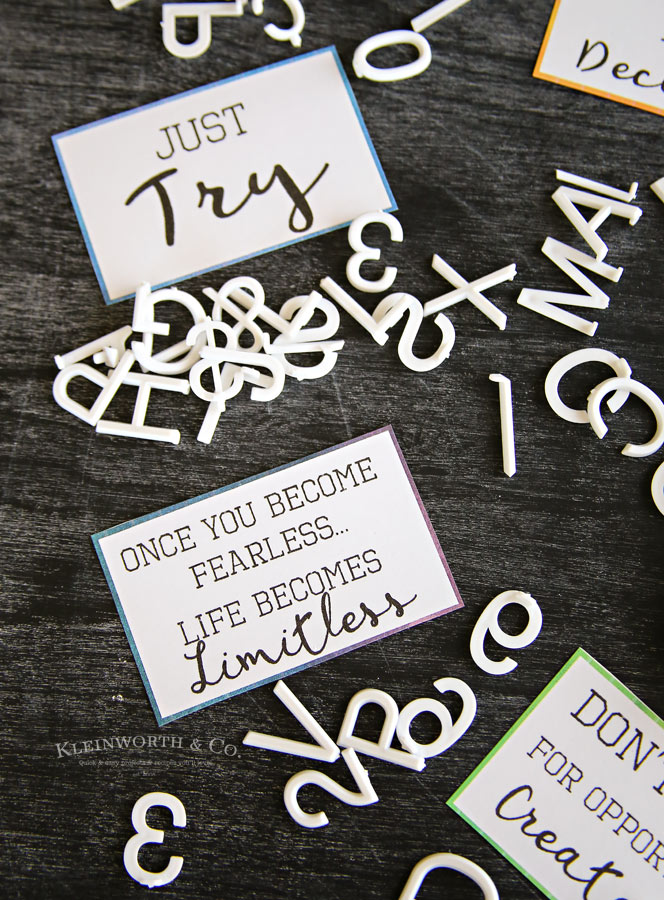 Back to school printables: Free Encouraging Lunch Note Printables | Kleinworth & Co