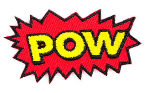 POW Patch | Superhero Gear | back to school shopping 2017 POW Patch | Superhero Gear | back to school shopping 2017