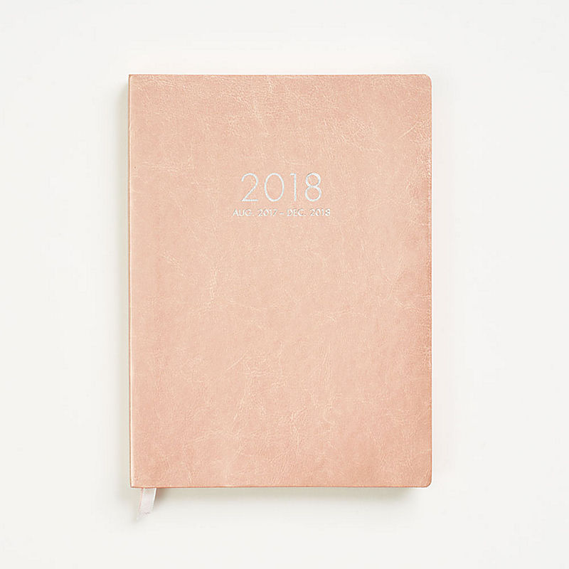Pretty 2017-18 school year planners: Rose Gold Large Planner by Paper Source