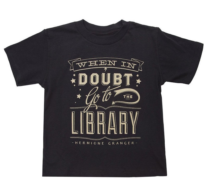Cool, smart slogan t-shirts for kids: When in Doubt Tee by Out of Print