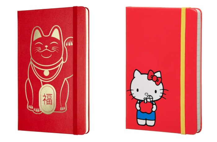 Limited edition Moleskine notebooks: Neko and Hello Kitty