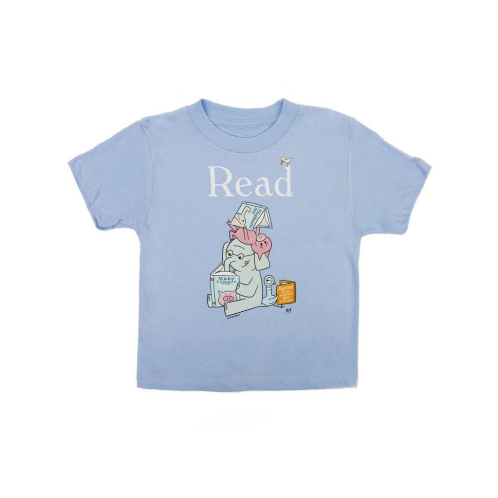 Mo Willems READ tee from the NY Public Library is a great way to promote a love of books in young kids! 