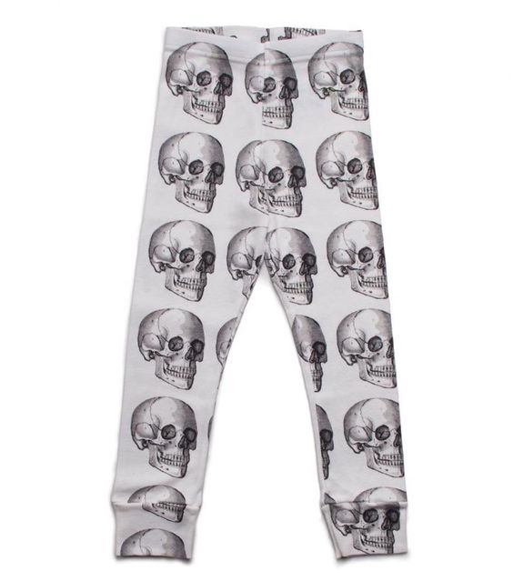 Skull Leggings from Nununu | Cool Skull School Supplies | back to school shopping 2017