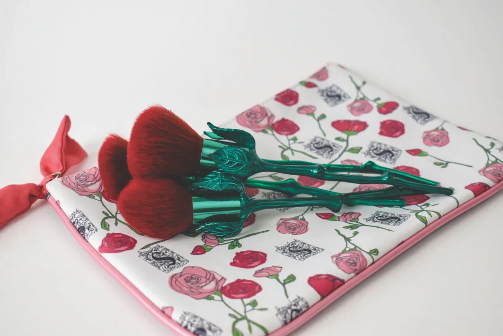 Storybook Cosmetics Belle-inspired rose makeup brushes are works of art Storybook Cosmetics Belle-inspired rose makeup brushes are works of art
