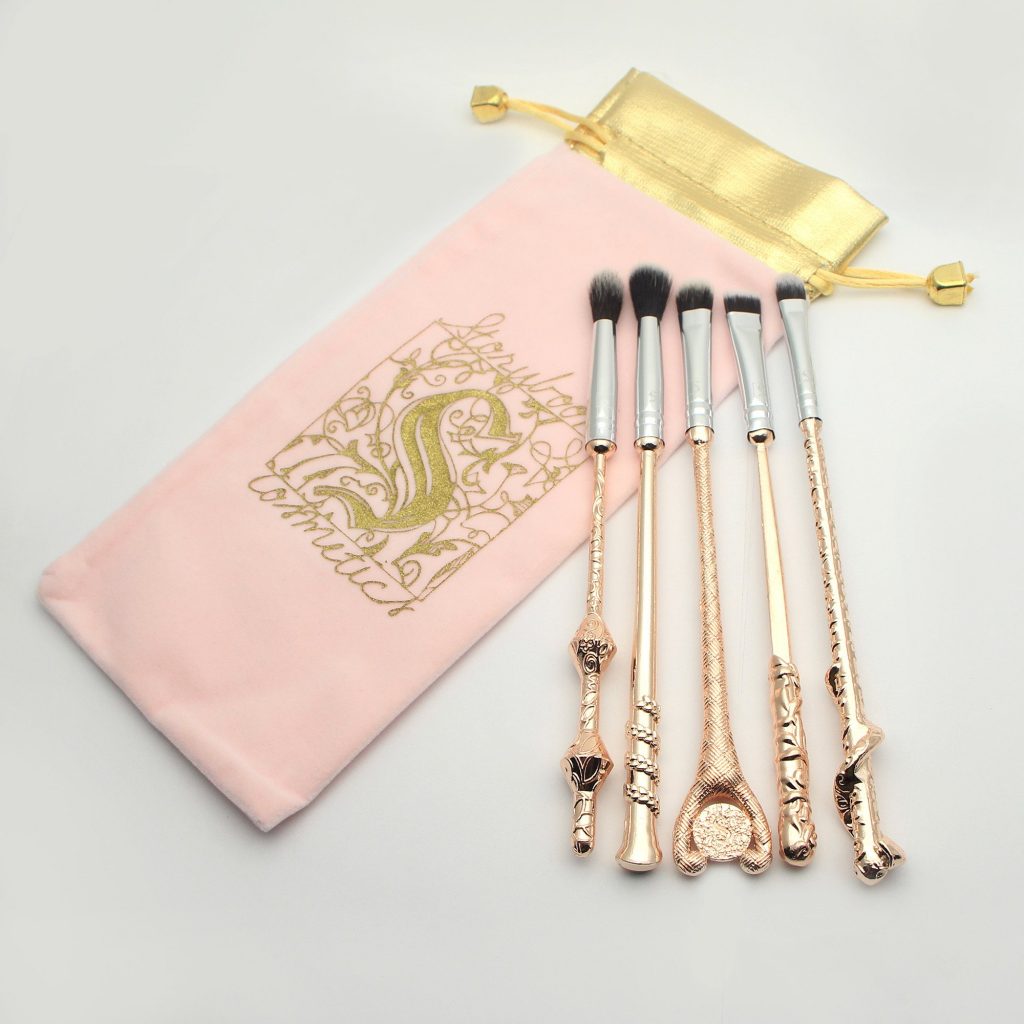 Storybook cosmetics wizard wand set of cosmetic brushes and tools. So cool!