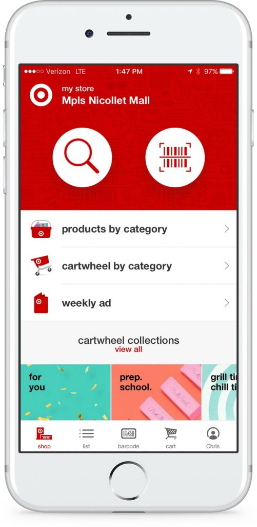 Target app now incorporates Cartwheel savings, all in one place | sponsor