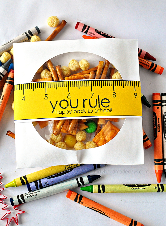Back to school printables: Free "You Rule!" Printables | Thirty Handmade Days