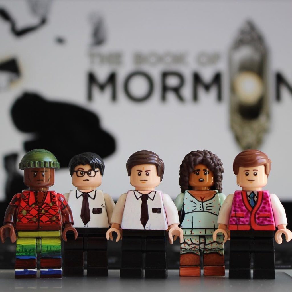 Book of Mormon and other Broadway hits recreated as LEGO by Broadway Bricks