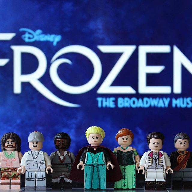 Frozen: The Musical and other Broadway hits recreated as LEGO by Broadway Bricks