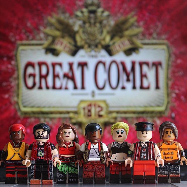 The Great Comet of 1812 and other Broadway hits recreated as LEGO by Broadway Bricks