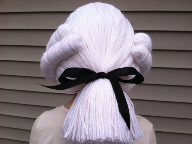 Top pop culture costumes for babies: Hamilton characters! Wig on Etsy