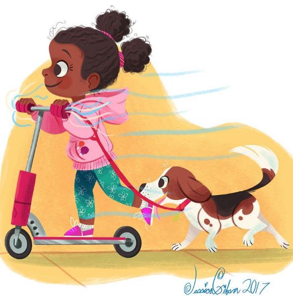 #DrawingWhileBlack: Black children's book illustrator Jessica M. Gibson