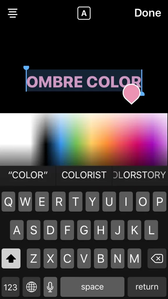 Step-by-step Instagram design tips: Making ombre type in your text overlay on Instagram Stories | coolmomtech.com Step-by-step Instagram design tips: Making ombre type in your text overlay on Instagram Stories | coolmomtech.com