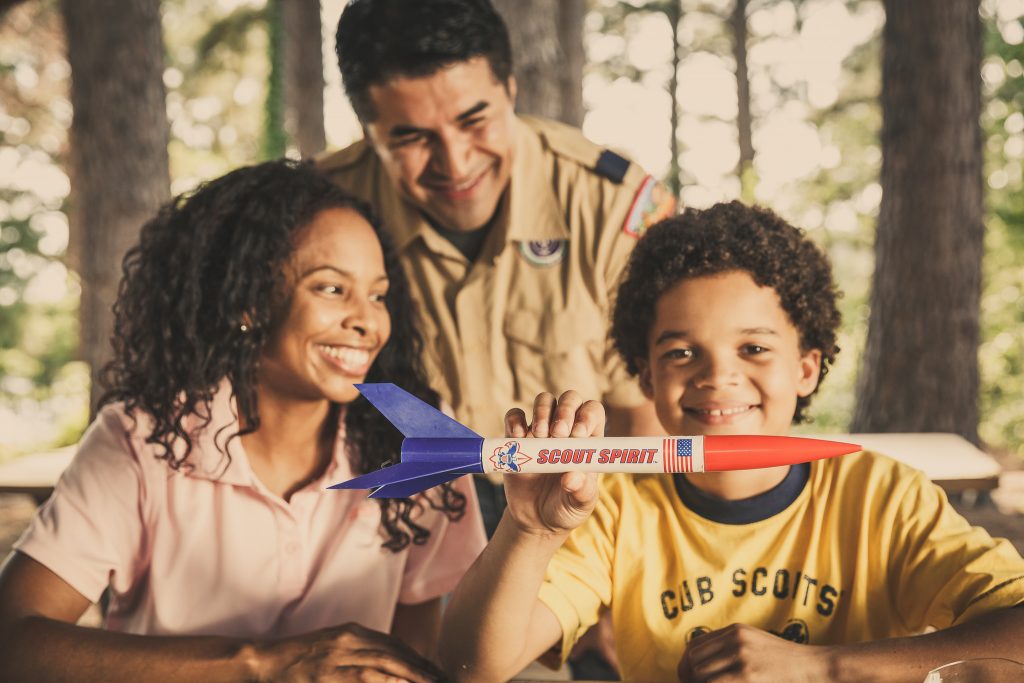 The Cub Scouts and Boy Scouts encourage full family participation © Boy Scouts of America