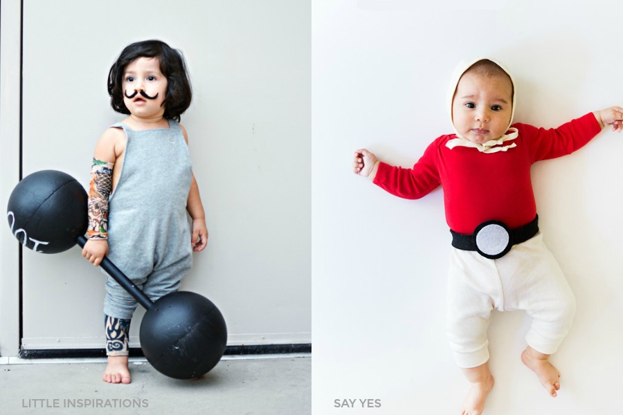 baby strongman costume