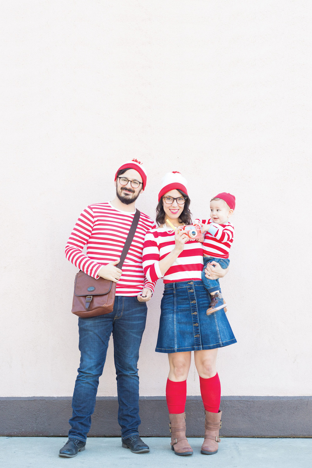 Last-minute Halloween costumes for moms: Waldo at Lovely Indeed