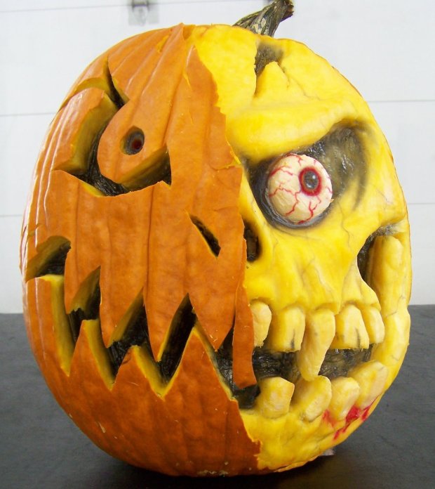 Creepiest Halloween pumpkins: 3-D Pumpkin Tutorial | Makezine