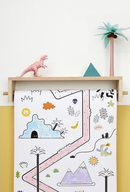 Playpa makes rolls of coloring paper in themes like jungle. Such a cool gift for crafty kids