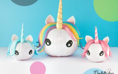 Unicorn pumpkins FTW! The cutest tutorials from around the web