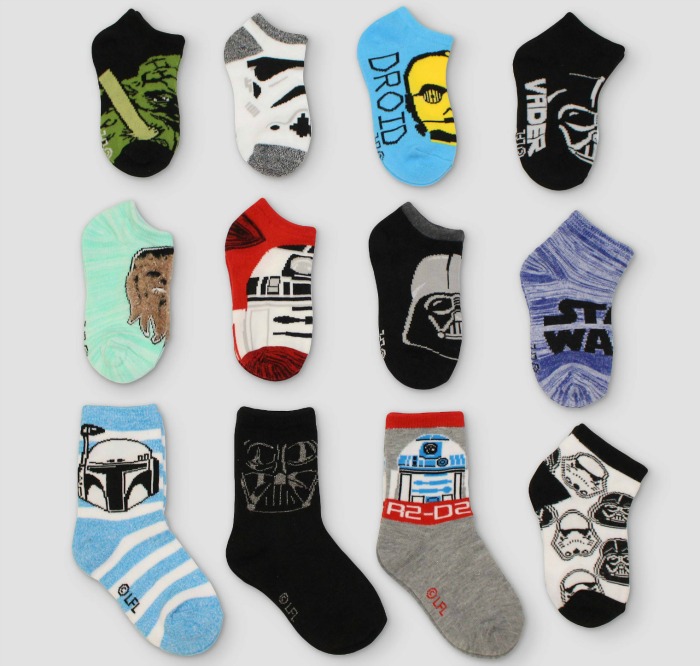 Cool Advent calendars | Star Wars 12 days of socks at Target