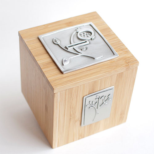 Cool Hanukkah gifts: Modern handmade Tzedakah box with proceeds benefitting the ACLU