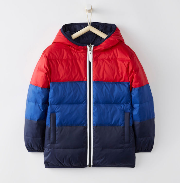 Warmest kids' winter coats: Warmest Reversible Down Coat by Hanna Andersson