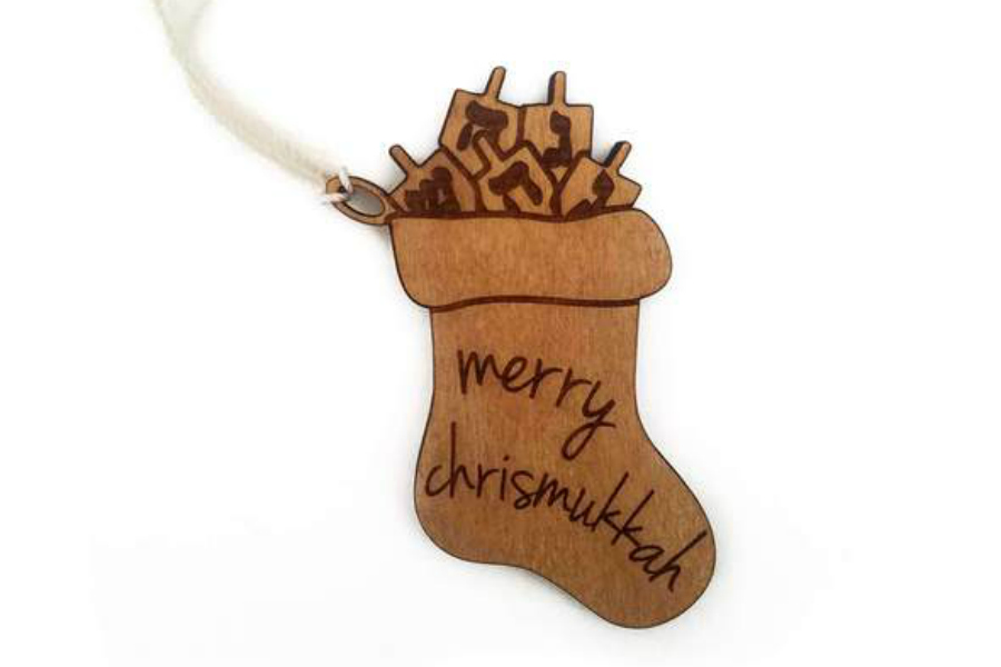 The Chrismukkah ornament for all your interfaith gifting needs.