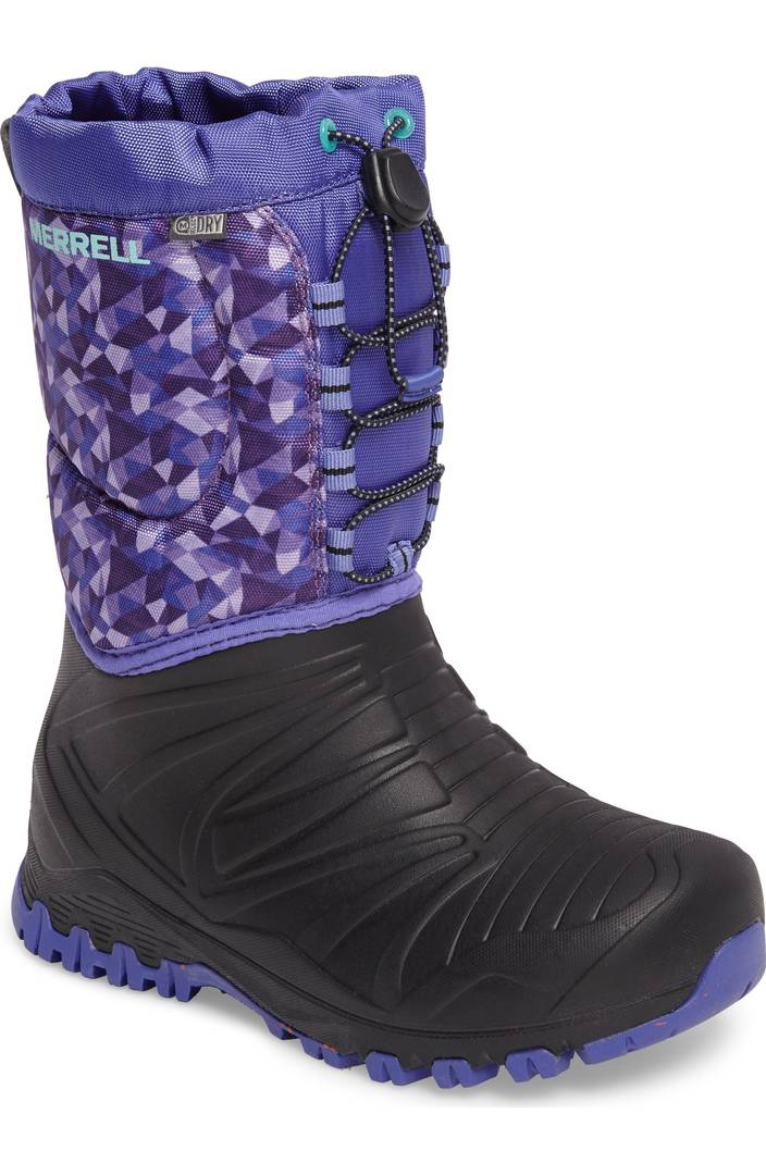 Colorful snow boots for kids: Purple Merrells