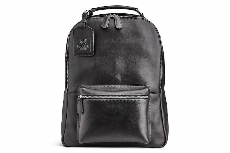 Soft distressed leather backpack in black or brown from Moral Code: Coolest Men's Gifts | 2017 Holiday Gift Guide 