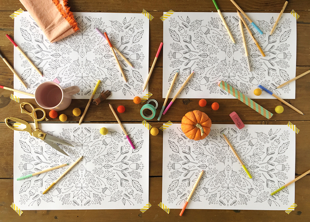 Thanksgiving activity printables: Thanksgiving Coloring Printable | The House that Lars Built