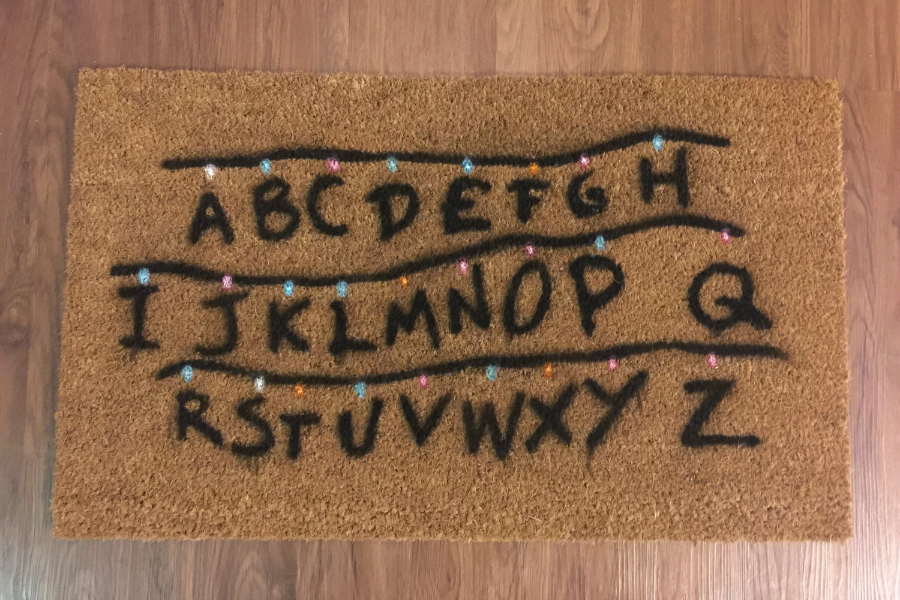 Stranger Things Doormat from Ry Nic