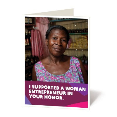Cool feminist gifts: Tribute gift to support women in all kinds of ways, via CARE