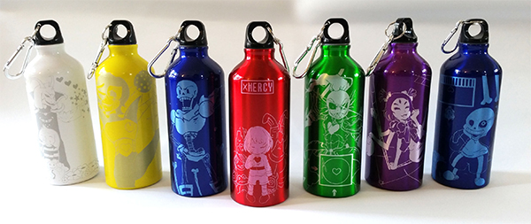 Undertale character sports bottles | The coolest gifts of the year for tweens and teens