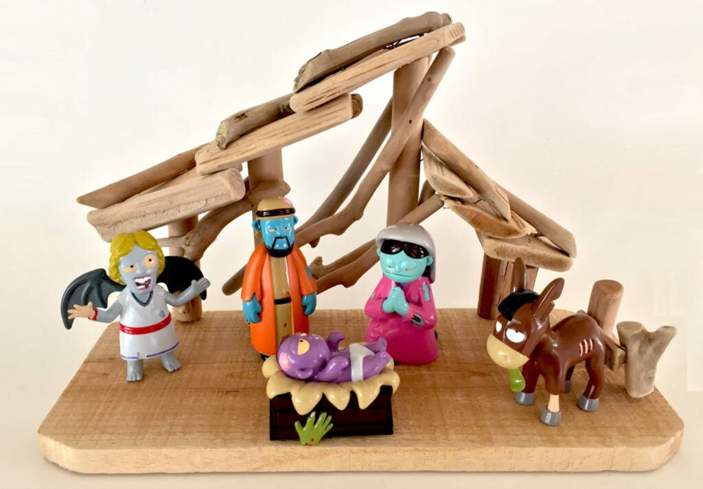 zombie nativity set - for people with a very particular sense of humor!