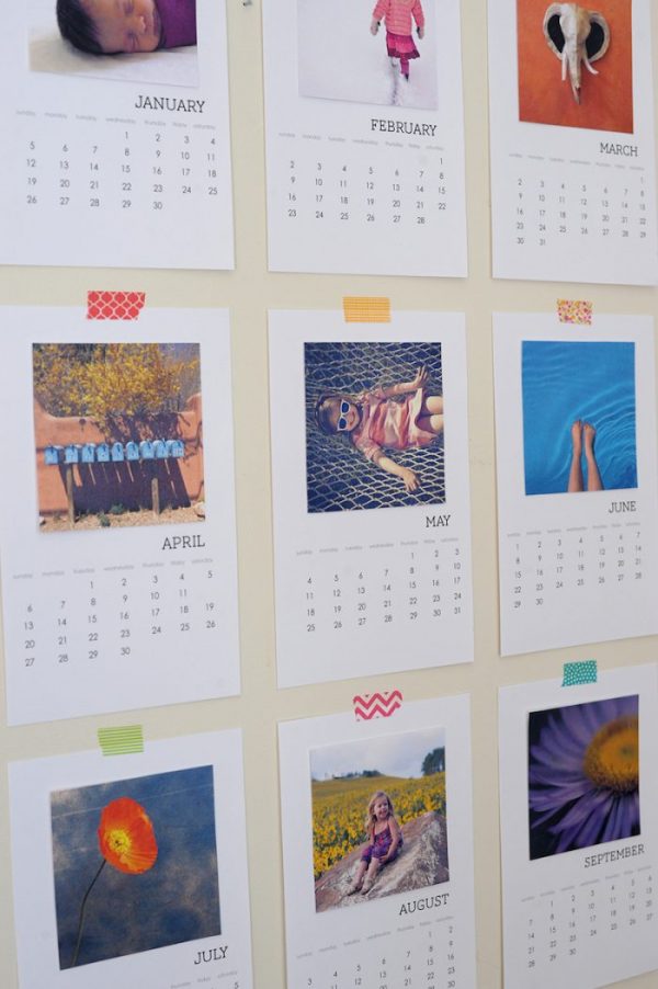 2018 printable calendars: Free Printable Instagram Calendar by Alice and Lois