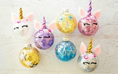 We found the most magical ornament for a last minute Christmas DIY