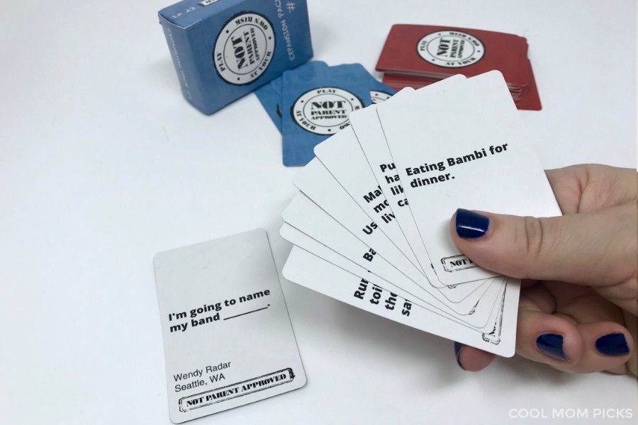 Not Parent Approved: Like Cards Against Humanity for kids, now with fun expansion packs! | Cool Mom Picks