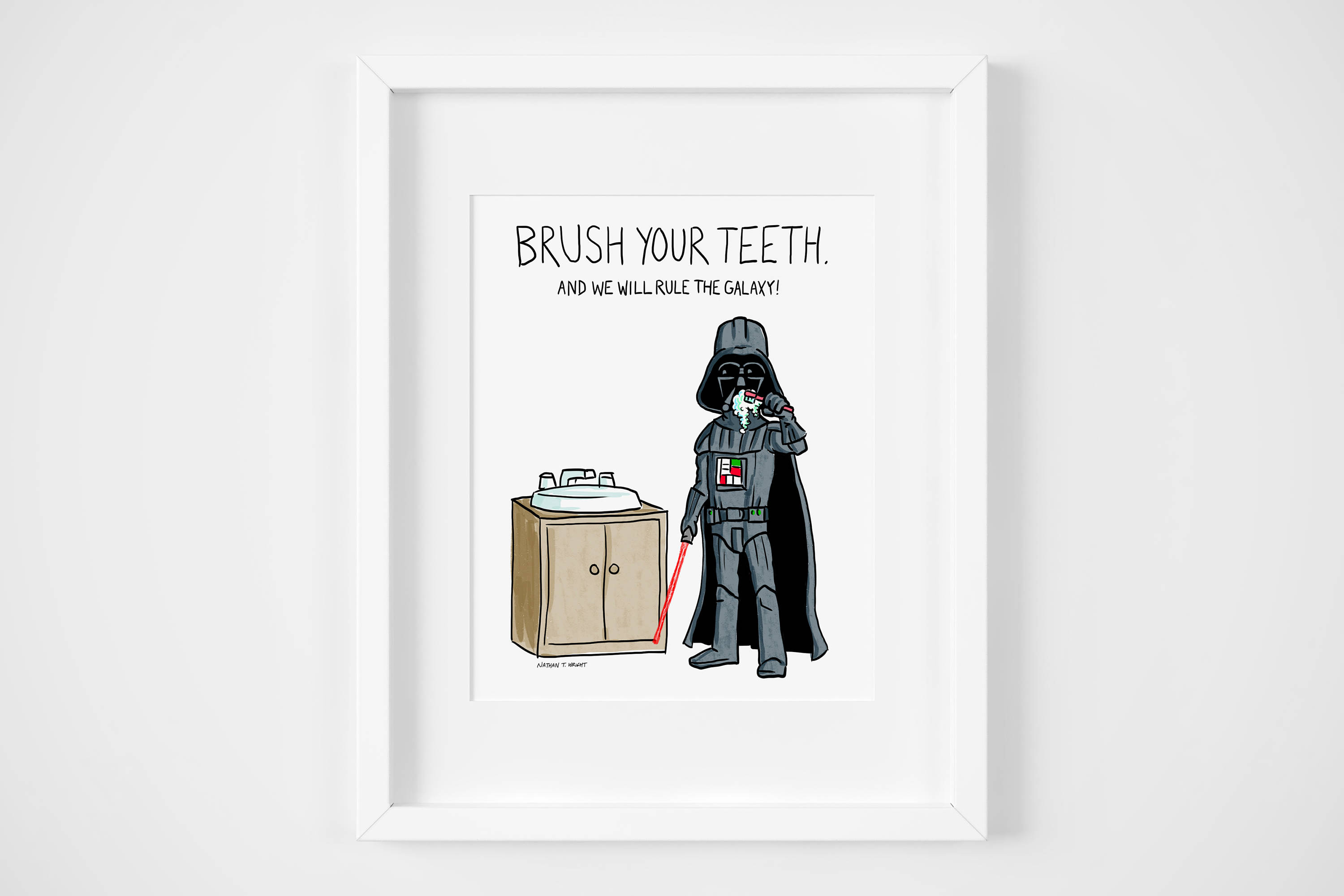The coolest Star Wars stocking stuffers for kids: Darth Vader art